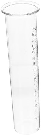 BESPORTBLE Tubo De Ensayo Del Pluviómetro De Vidrio Medidor Agua Para Césped y Jardín Pluviómetro Decorativo Para Exteriores y Estaciones Meteorológicas