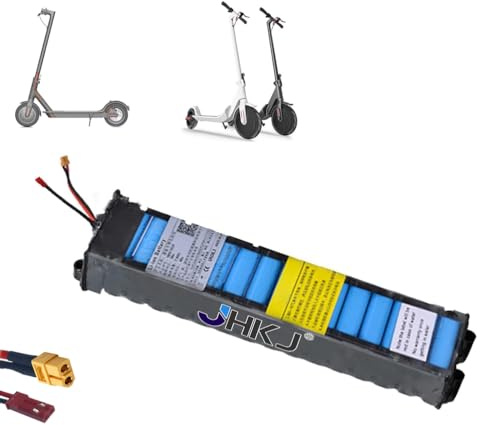 JHKJ Batería de Litio para Patinete eléctrico de 36 V, 6,6 Ah, 7,8 Ah y 9,6 Ah, Plegable, M365, Repuesto para Motor.,Xt60 and jst,36V 7.8Ah