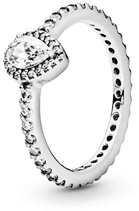 Pandora Damen-Siegelringe 925 Sterlingsilber mit '- Ringgröße 58 (18.5) 196254CZ-58