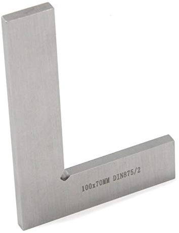 Tulead Schlosserwinkel aus Karbonstahl, rechtwinklig, 100 x 70 mm