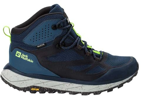 Jack Wolfskin Herr TERRAVENTURE Texapore MID M Walking-sko, Dark sea, 47 EU, Mörkt hav, 47 EU