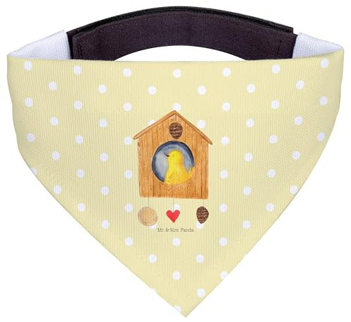 Mr. & Mrs. Panda Hundehalstuch S Vogelhaus Home - Geschenk, Vogel, Kleine Hunde, Einzugsgeschenk, Halstuch, Hausbau, Tuch, Haus, Lustige Sprüche