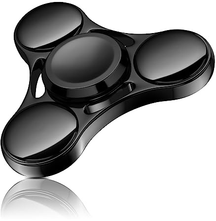 ATESSON Fidget Spinners Toy,Ultra Durable Stainless Steel Bearing High Speed 3-5 Min Precision Brass Metal Finger Spinner,EDC ADHD Stress Relief Anxiety Relieves Reducer for Kids and Adults
