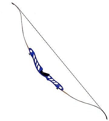 ACCMOS 68 Recurve Bogen für Erwachsene Jugend Bogensport Metall Riser 18 20 22 26 30 34 38 lbs Rechtshänder Übung Wettkampf Bögen (Blue 20lbs)
