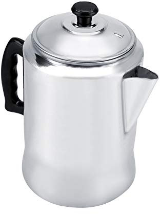 3L Café Percolateur En Alliage D'aluminium Cafetière Pot Percolateur Thé Bouilloire Cuisinière Avec Couvercle Pour Camping Cuisine