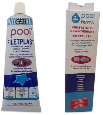 Kunststoffgewindedicht Filetplast - Schwimmbad - Bewässerung - Sanitär - Heizung - Abdichtung von Gewindeverbindungen