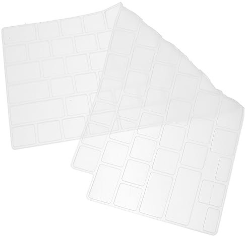 Hoement Tastaturschutz Für Laptop Transparenter Silikon-tastaturabdeckung Kompatibel Mit MacBook Air Schützt Vor Schmutz Und Kratzern Einfach Anzubringen Und Abzunehmen