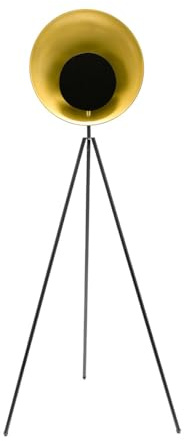 ValueLights | Black Integrated LED Tripod Floor Lamp with Disc Design Shade Living Room Lounge Light 2700K Warm White | Floor Lamps, Home Décor & Improvement Essential