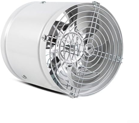 Feegow 150mm (5.9-Inch) Diameter Bathroom Extractor Fan, FD150 Exhaust Fan Kitchen Exhaust Fan, 7 Blades 600M³/h Powerful Alloy Bathroom Exhaust Fan(White)