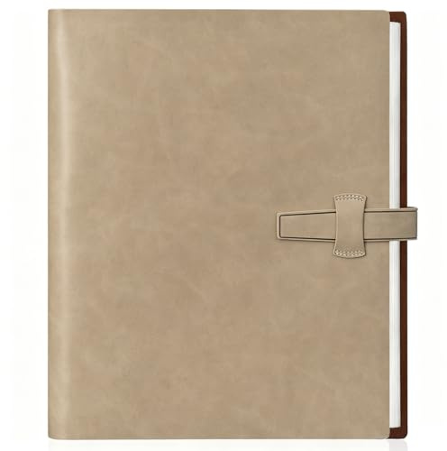 Miaikoe Fotoalbum 6x4 320 Fotos, Leder Cover Album mit 20PCS Kraftpapier Scrapbook hält 320 10x15cm vertikale Fotos für Familie Hochzeit Baby Graduation (Beige)