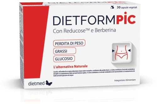 DIETFORMPIC 30 Capsule Vegetali, Con Reducose e Berberina