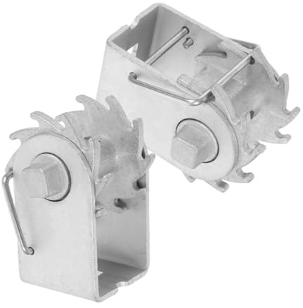 YARNOW Tenditore Per Filo Di Ferro Per Recinzioni Elettriche, 2 Pezzi Cricchetto, Compatto e Riutilizzabile, Per Coltivazioni in Serra e Giardinaggio
