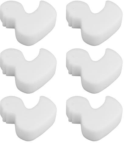 CLISPEED 6 pièces Éponge Absorbante Huile pour Piscine et Spa Lot de Éponges Nettoyantes Pratiques Forme Canard pour Éliminer Graisses et Saletés Bassin et Piscine