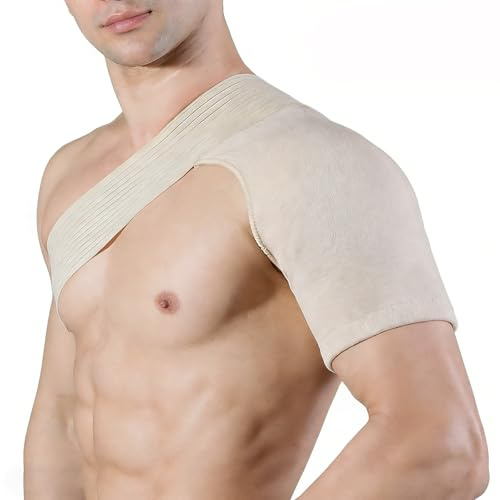 ZALAOR Shoulder Support Brace for Men Women – Rotator Cuff Compression Shoulder Brace with Adjustable Strap – Shoulder Support Sleeve for Left or Right Shoulder – Breathable for Daily Wear
