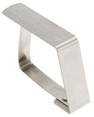 Tischtuchklammern, Tischdeckenklammer, Tischdecken Clips, Tischtuch Clips, Tischdeckenhalter, Tischtuchhalter, Tischdeckenbefestigung aus Metall, 4 Stück, Venilia 54201