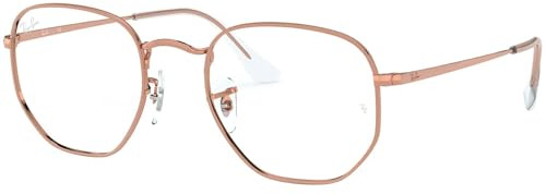 Ray-Ban Unisex 0RX6448 51 3094 Lesebrille, Shiny Rose Gold