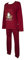 Crazy Farm Pigiama Invernale Interlock Bimba Bambina Ragazza Teenager Kids Manica Lunga Collo Serafino Articolo 32279 è Gia Lune, 2144 Rosso è già Lunedi, 13 Anni