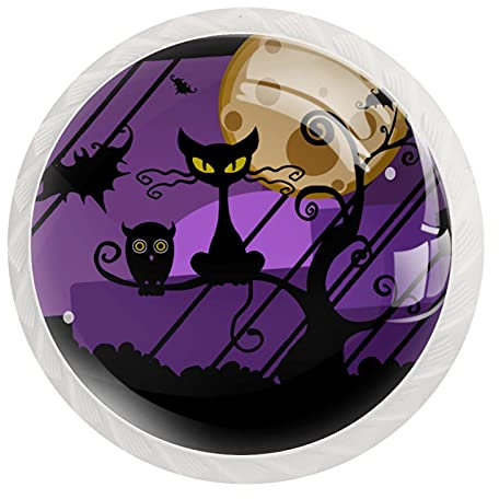 Set di 12 pomelli rotondi per cassettiera, armadietto, armadio, con viti, decorazione per casa, ufficio, cameretta dei bambini