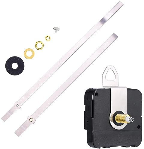 Silent Quartz Clock Mechanism Kit, Lautloses Quarz-Uhrwerk uhrwerk für wanduhr uhrwerk mit Zeiger DIY Uhrwerk Mechanismus uhrwerke für wanduhr lautlos quarzuhrwerk mit Zeiger zum Ersatzteile