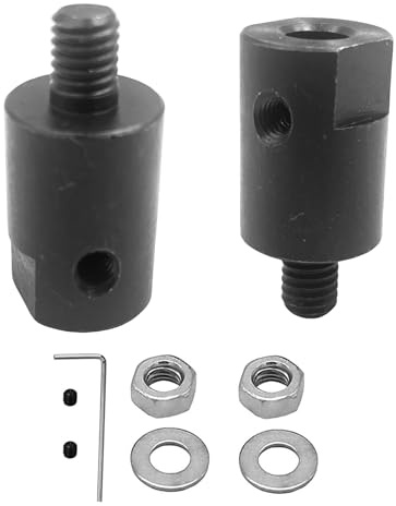 Winwill 2 set di accoppiamento albero motore, accoppiatore albero motore M6 6 mm manicotto accoppiatore lama sega adattatore mandrino
