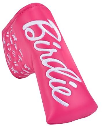 Shanker Golf Putter Cover - Birdie Funny Blade Pink Headcover for Women