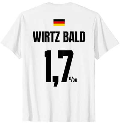 Wirtz Bald - SAUFTRIKOT X Malle Party Trikot Deutschland T-Shirt
