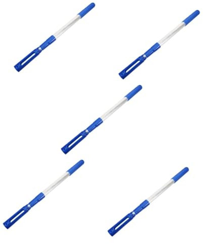 Kisangel 5stücke Telescopic Pool Skimmer Net Pole Verstellbare Verbindungstange Für Effiziente Poolreinigung Ausziehbar Für Schwimmbäder Und Teiche