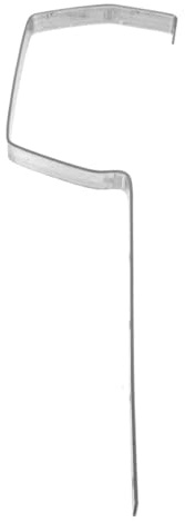 Veemoon 200mm Rain Gutter Bracket Roof Gutter Support Frame Gutter Fastening Holder Gutter Installation Accessory for Roof Gutters, 1 Piece