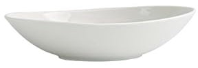 Piatti Da Pranzo Piatto fondo in porcellana bianca, piatto da portata in ceramica for uso domestico, piatto da portata for hotel, club, ristoranti, pentole calde Piatto Da Portata In Ceramica(8.9 inch
