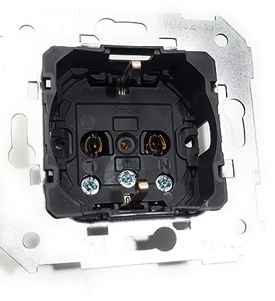 SIMON 75 Base Enchufe Bipolar con T.T. Lateral 16A
