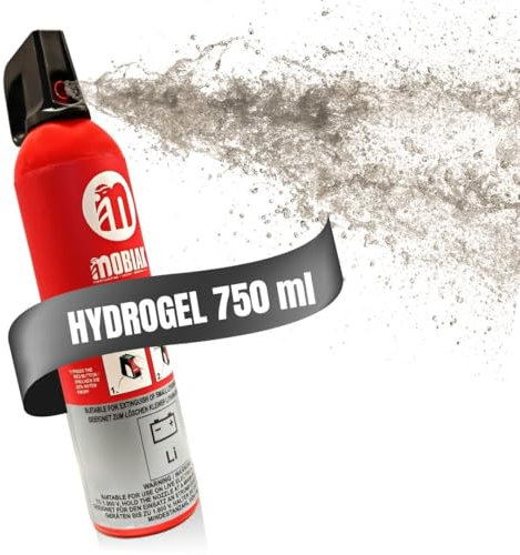 notlok Safety Work - 750ml Extintor para baterías de Litio sin flúor | Spray extintor Seguro para baterías de Smartphones, laptops y Bicicletas eléctricas | Extintor para hogar sin PFAS
