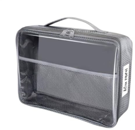 Bolsas de almacenamiento de juguetes con cremallera - Bolsas organizadoras de PVC impermeables | Bolsas transparentes para cosméticos, juguetes, ropa, solución de almacenamiento segura y duradera para