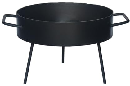 Genérico Disco de Arado Paellera Argentina de acero al carbono para cocinar Plano Varios tamaños con Patas desmontables Nic Store BBQ (35cm)