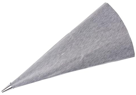 MIVOS Sac de jointoiement - Sac de mortier professionnel avec pointe - pointe en métal - sac de jointoiement résistant à la déchirure - pointes interchangeables - étanche - réutilisable - gris