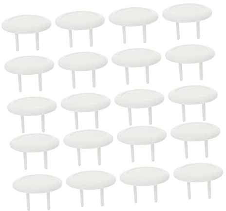 Steckdosenabdeckung Kindersicher aus Kunststoff für Elektrische | Weiß, für Steckdosen im Haushalt, 50 Stück Pack, Schutz vor Berührung