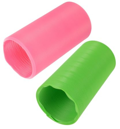 HEMOTON 2pièces Tunnel de Jeu pour Hamster et Furet Tube Pliable et Rétractable Plastique Jouet Activité pour Petits Animaux de Compagnie