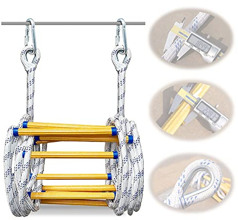 Escalera de Cuerda for Escalada(30cm Spacing,4M/13Ft)