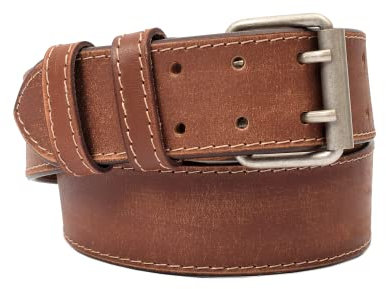 Menzo Kellnergürtel aus echten Leder, Gürtel für Kellnertaschen, extra breiter Kellnerbörsengürtel, Gürtel für Damen und Herren (95 cm)