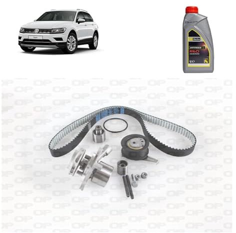 Kit distribuzione + p acqua + antigelo per Volkswagen Tiguan 1.6 TDI 2.0 TDI gasolio 2016+
