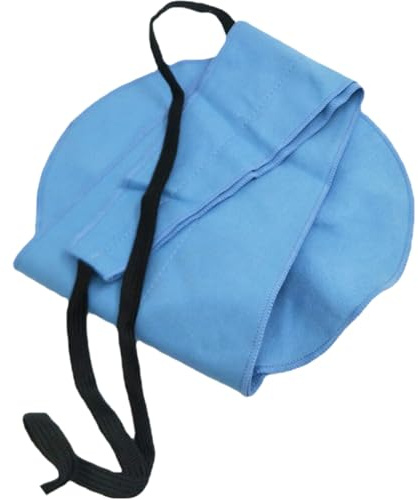 TOYANDONA Paño de Limpieza para Saxofón Hisopo de Tela Aterciopelada Azul, Fácil de Usar para Mantenimiento y Cuidado de Instrumentos Musicales