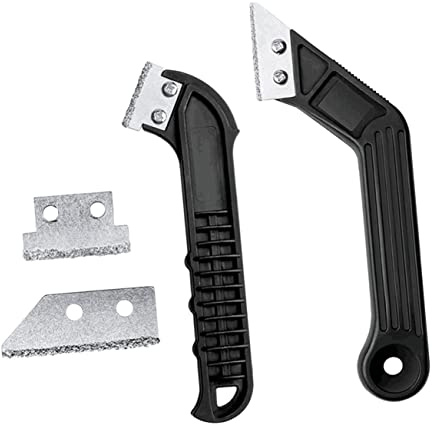 GLSTOY Scraper Blade Combination Cleaning Tool for Baseboard Grout Caulking Removal