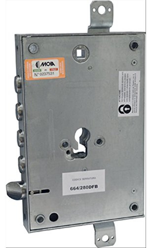 Cerradura para puerta blindada, perfil cilindro europeo 664/280DFB - Adaptable ATRA - DIERRE
