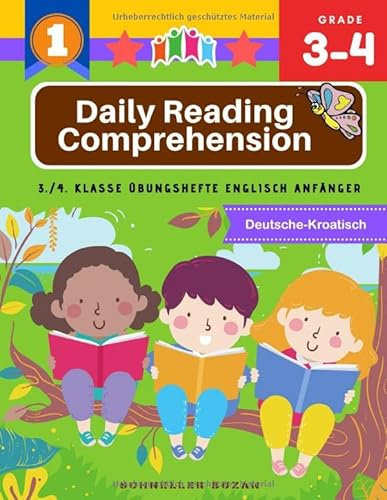 Daily Reading Comprehension 3./4. klasse übungshefte englisch anfänger: Deutsche-Kroatisch: Lesen im Englischunterricht der Grundschule - 3. Schuljahr ... strategies für success workbooks grade 3 4