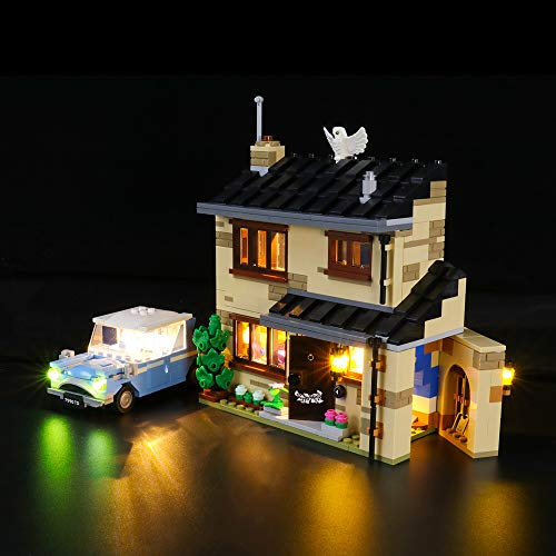 LIGHTAILING Light Set For (Harry Potter 4 Privet Drive) Building Blocks Model - Led Light kit Compatible With Lego 75968(NOT Included The Model)