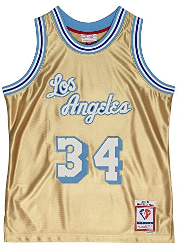 Mitchell & Ness NBA 75th Anniversary Swingman Jersey - Gold