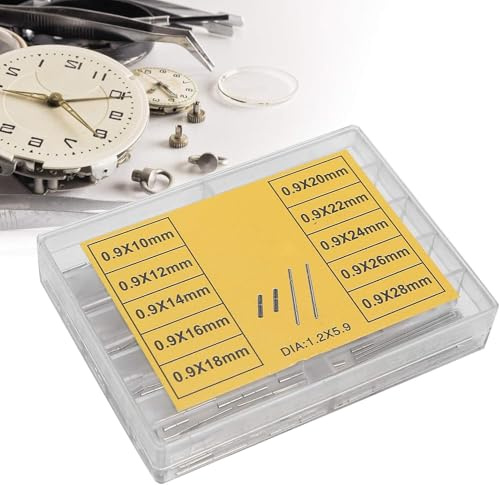 ZJchao Uhrenstifte, Uhrenwerkzeug, Uhrenarmband Stifte, Watch Strap Pin Uhrenarmbandrohre Uhrenarmband Uhrenarmband Rohrstifte Ersatzzubehör Für Uhrenreparaturwerkzeug Stifte Uhrenreparaturwerkzeug