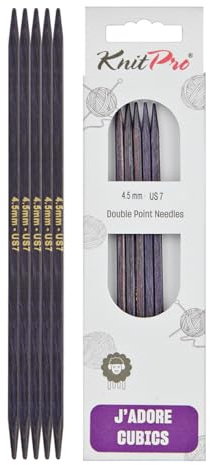 KnitPro J’adore Cubics Nadelspiele 6 (15cm) | 4,5mm
