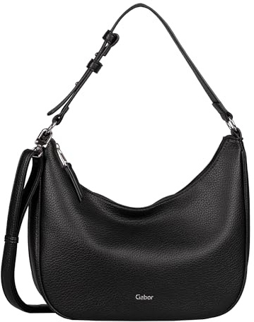 Gabor bags Alira Damen Hobo Bag Schultertasche Mittelgroß Schwarz