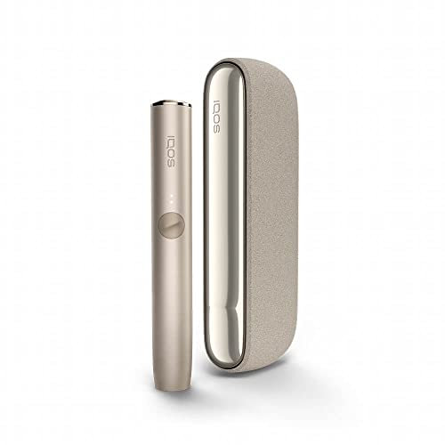 IQOS ILUMA Kit, Pebble Beige - Heat Not Burn Device Alternative to Smoking Heated Tobacco. Device Only -No Heated Tobacco Sticks and No Nicotine included