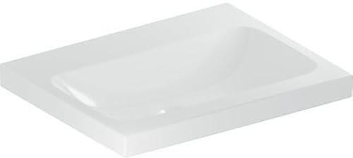 Geberit Waschtisch iCon Light 60x48cm, o. Hahnl., o. ÜL, weiß KeraTect